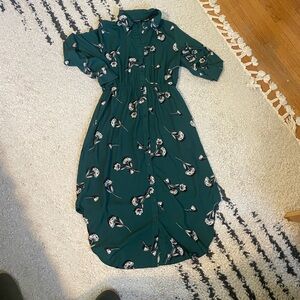 41 Hawthorne Long sleeve maxi Green Dress